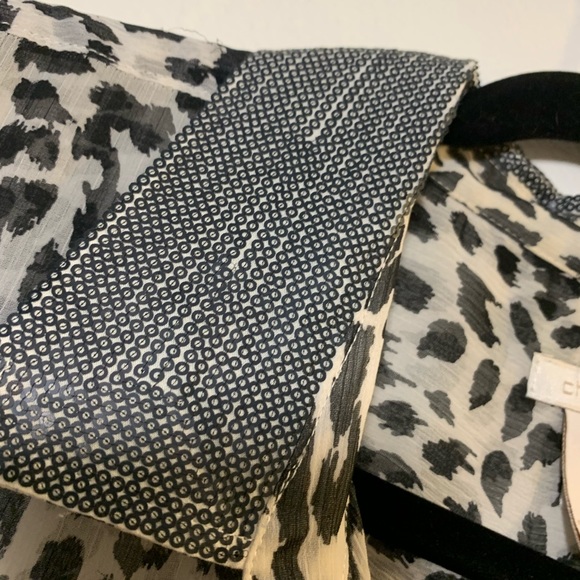 Chicos. Long sleeve. Sheer. Sparkles on collar. Size 2 - 10ish - Picture 2 of 4